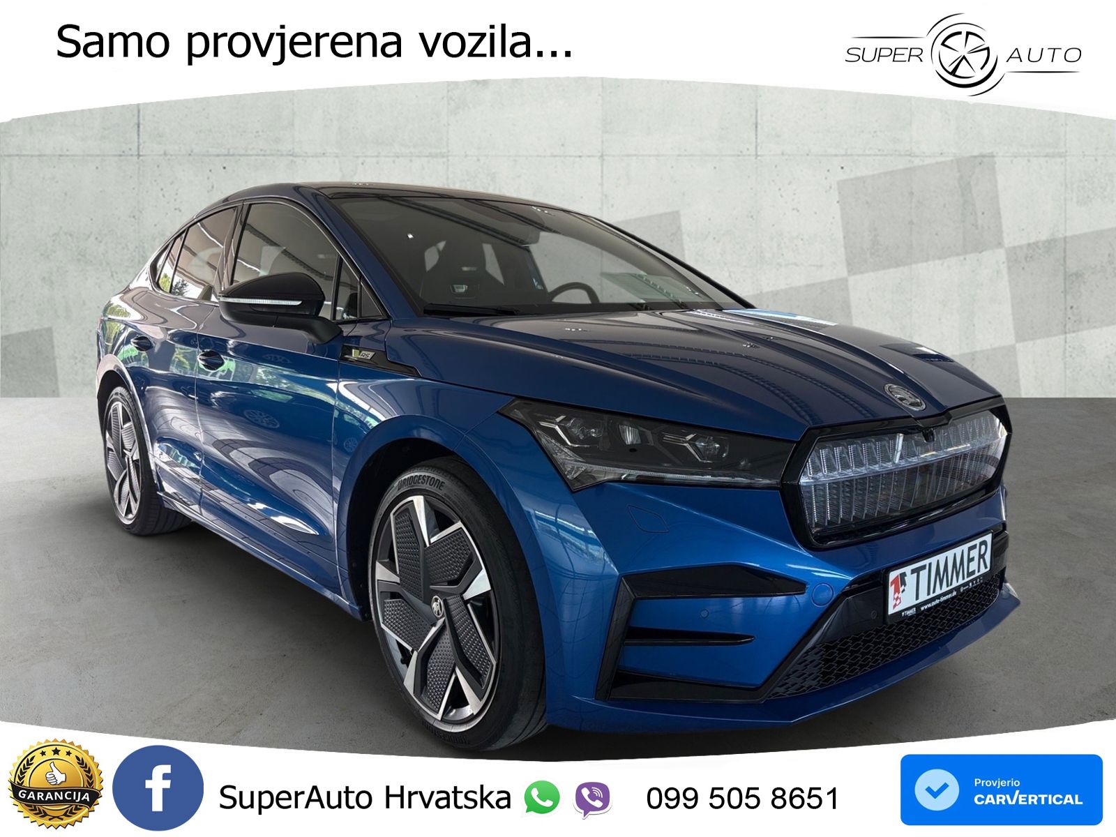 Škoda Enyaq Coupe iV RS 82 kWh (299 KS) AWD LED+GR SJED+ACC