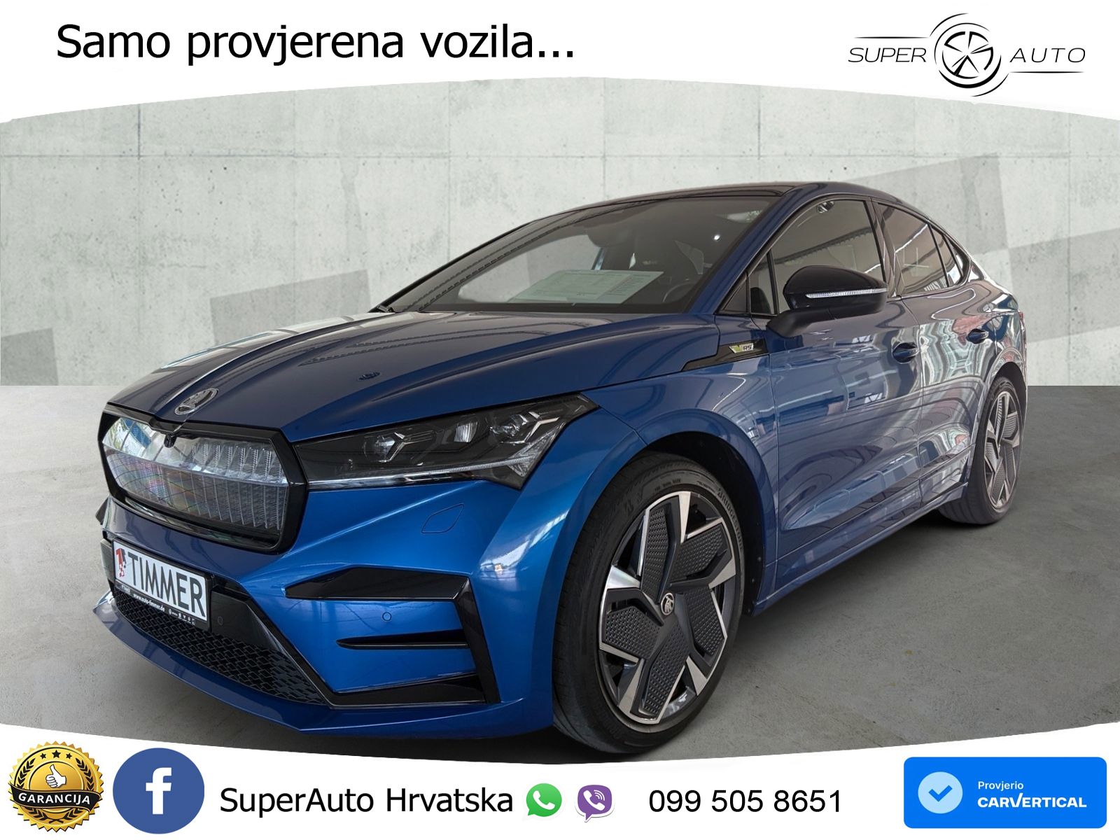 Škoda Enyaq Coupe iV RS 82 kWh (299 KS) AWD LED+GR SJED+ACC