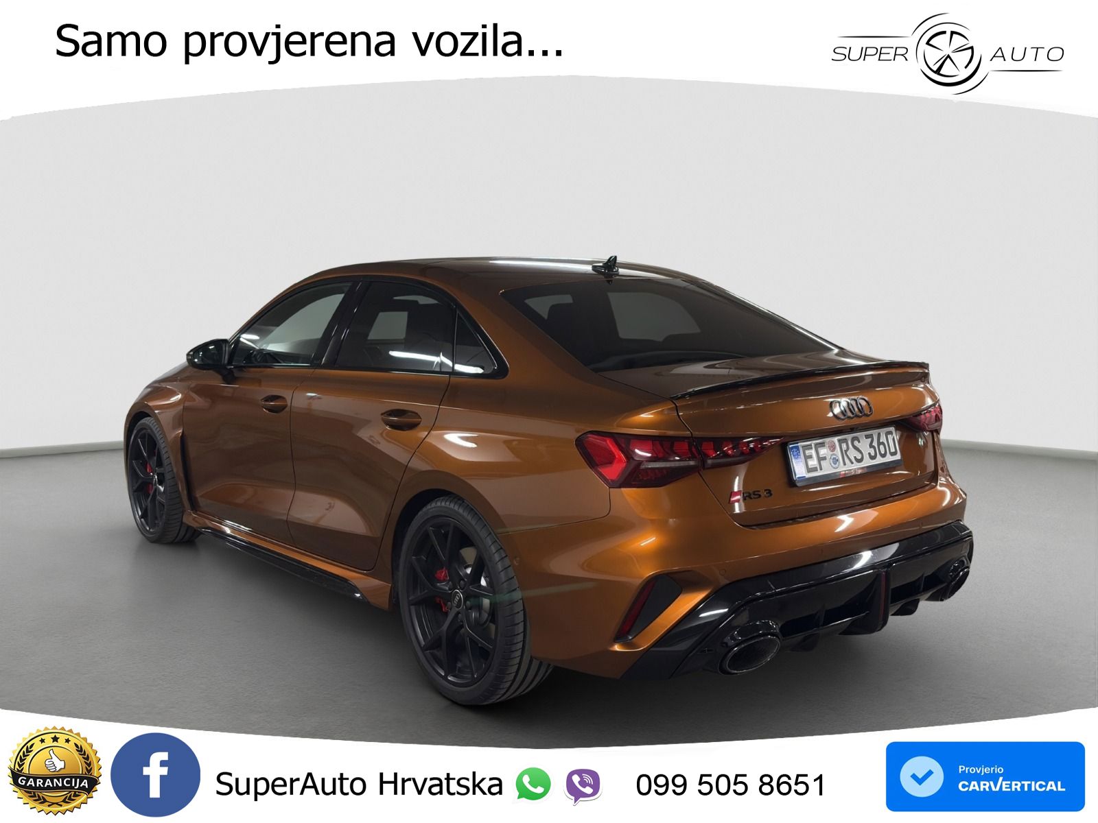 Audi RS3 Sedan 2.5 TFSI (400 KS) quattro S tronic LED+ACC