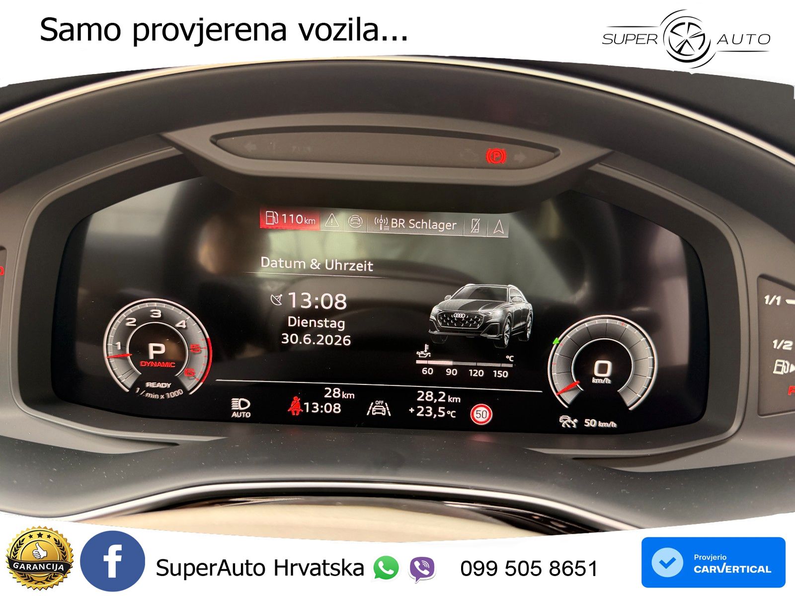 Audi Q8 50 TDI V6 (286 KS) quattro Tiptronic LED+GR SJED+ACC
