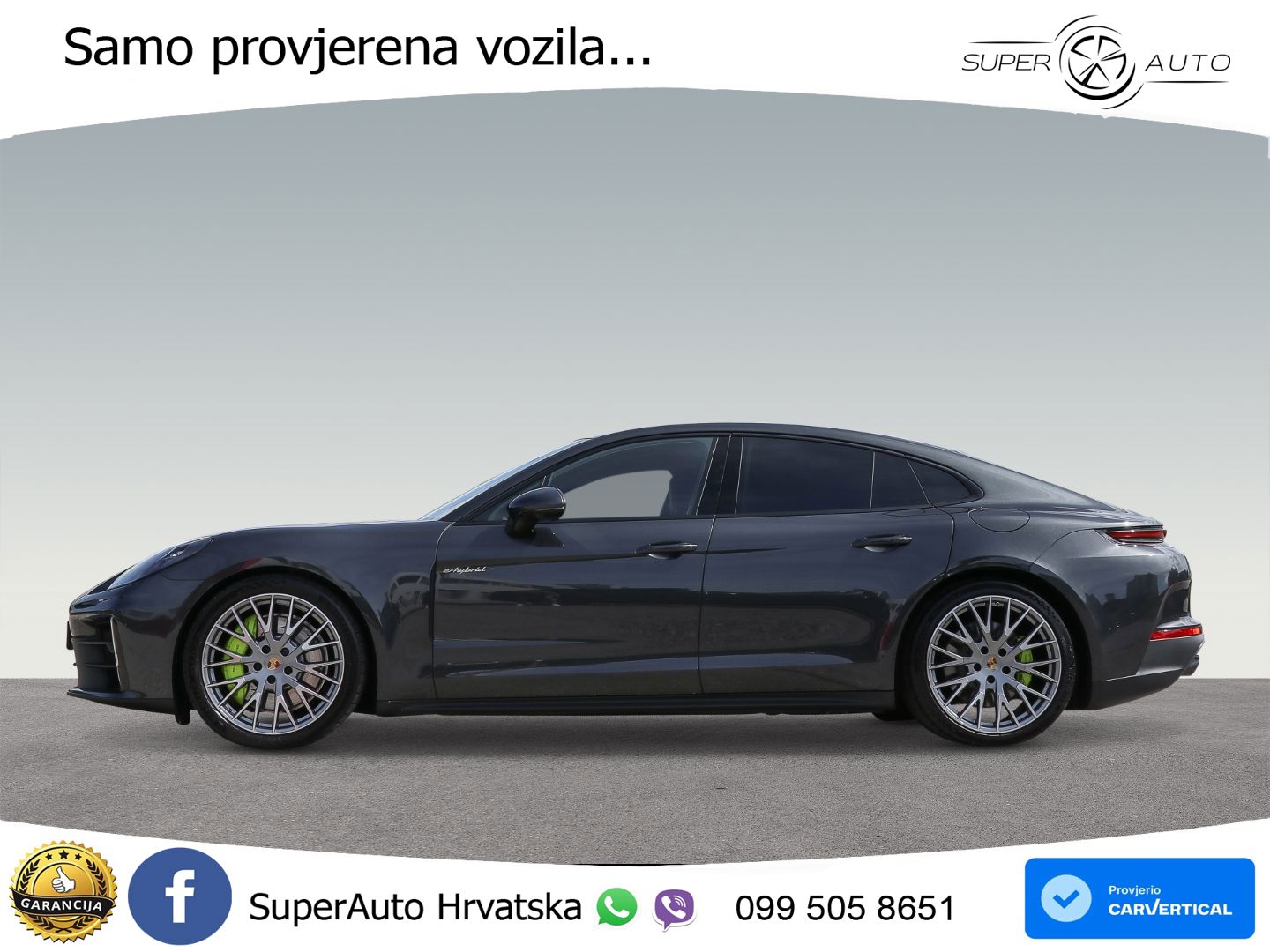 Porsche Panamera 4 2.9 V6 (470 KS) E-Hybrid PDK ACC+HEAD+4xGR SJED+360+PANO