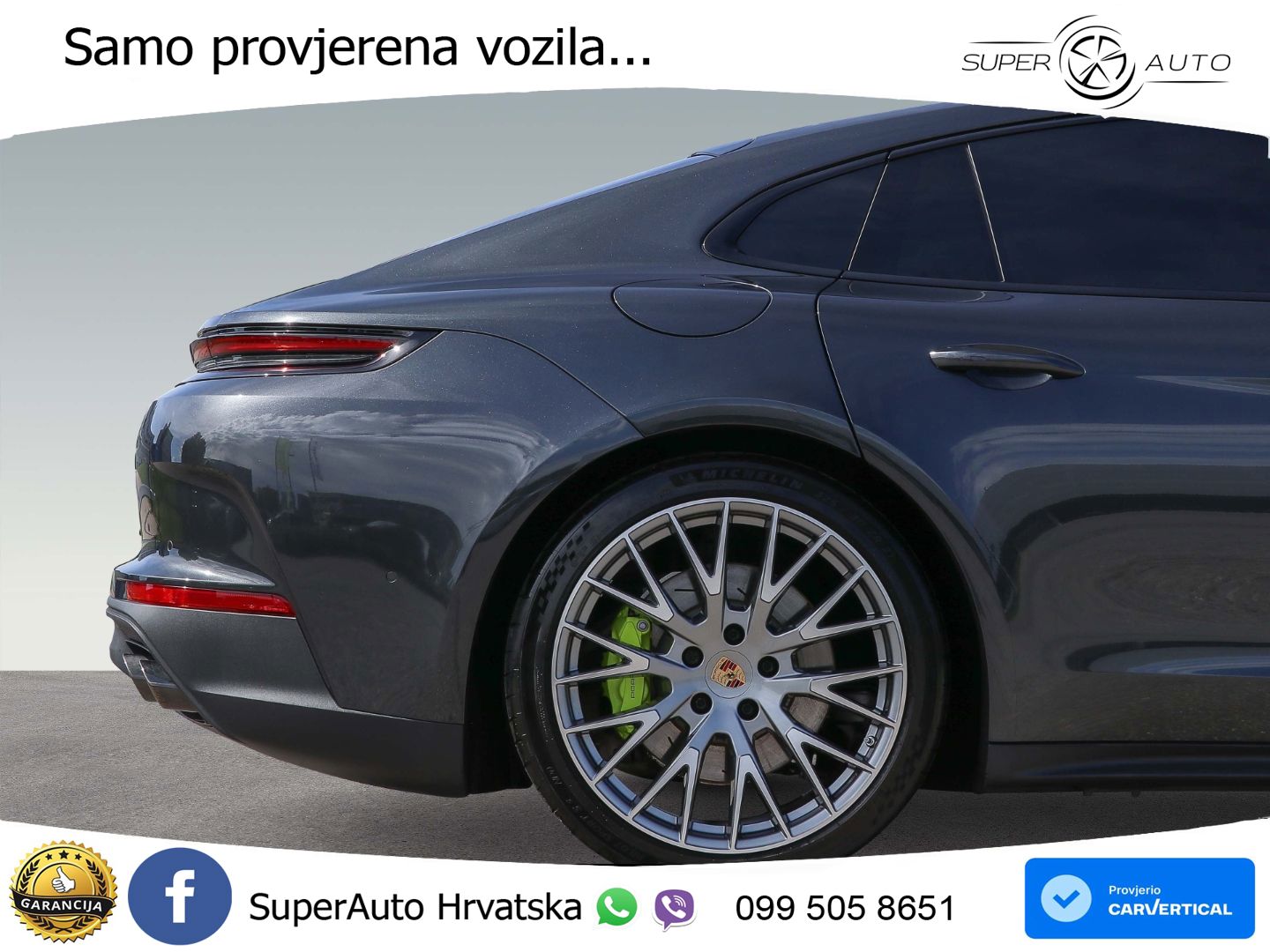 Porsche Panamera 4 2.9 V6 (470 KS) E-Hybrid PDK ACC+HEAD+4xGR SJED+360+PANO
