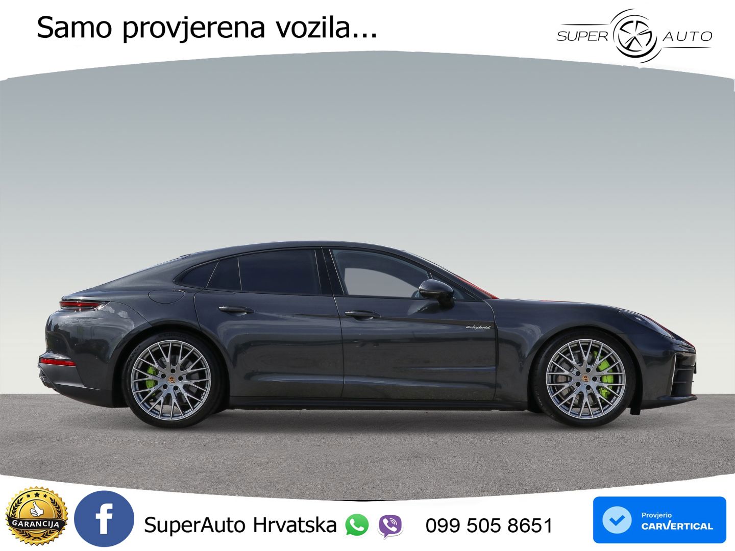 Porsche Panamera 4 2.9 V6 (470 KS) E-Hybrid PDK ACC+HEAD+4xGR SJED+360+PANO