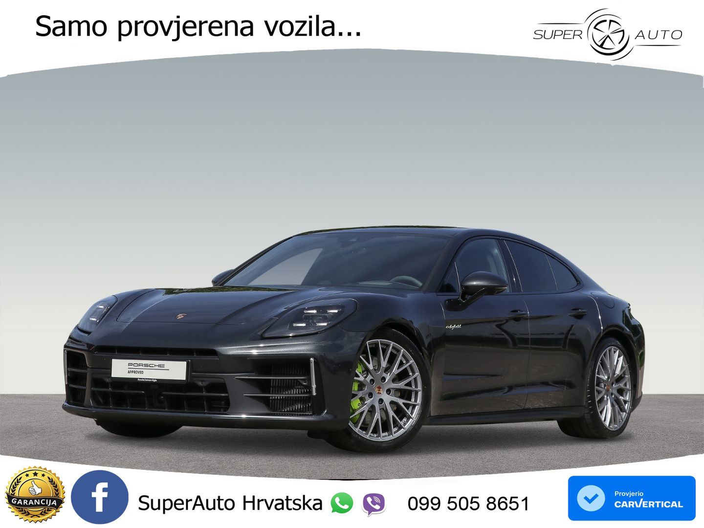 Porsche Panamera 4 2.9 V6 (470 KS) E-Hybrid PDK ACC+HEAD+4xGR SJED+360+PANO