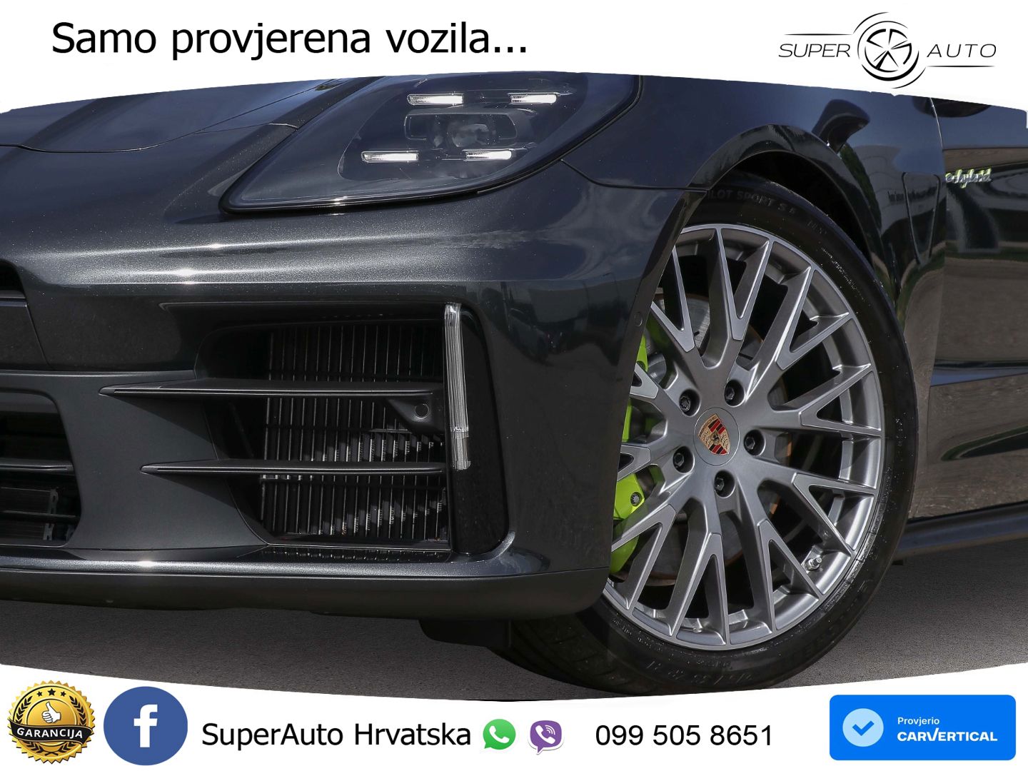 Porsche Panamera 4 2.9 V6 (470 KS) E-Hybrid PDK ACC+HEAD+4xGR SJED+360+PANO