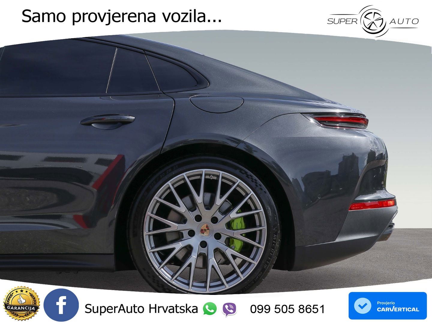 Porsche Panamera 4 2.9 V6 (470 KS) E-Hybrid PDK ACC+HEAD+4xGR SJED+360+PANO
