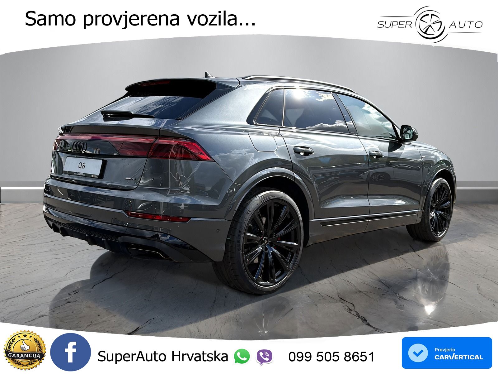 Audi Q8 50 TDI V6 (286 KS) quattro Tiptronic LED+GR SJED+ACC