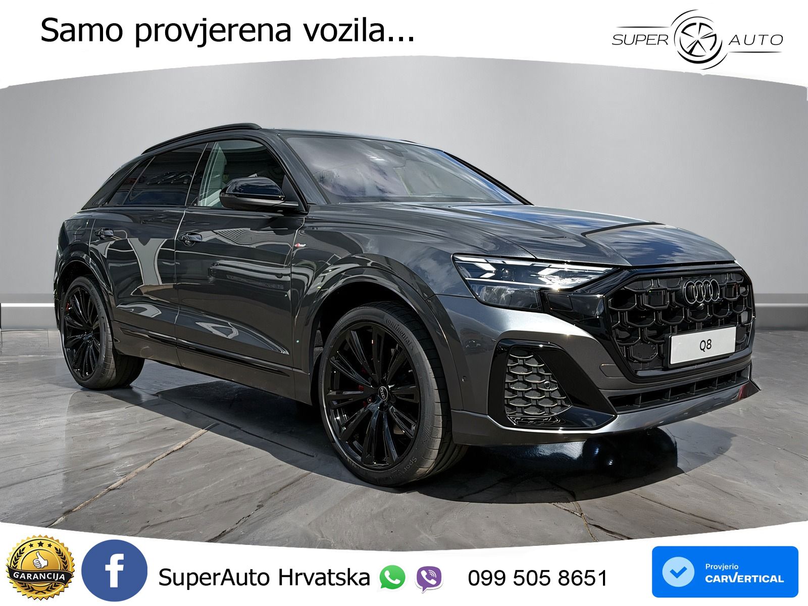Audi Q8 50 TDI V6 (286 KS) quattro Tiptronic LED+GR SJED+ACC