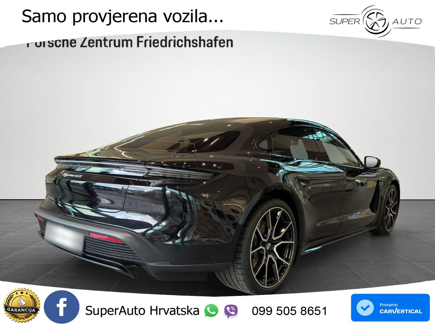 Porsche Taycan 4S 105 kWh (598 KS)