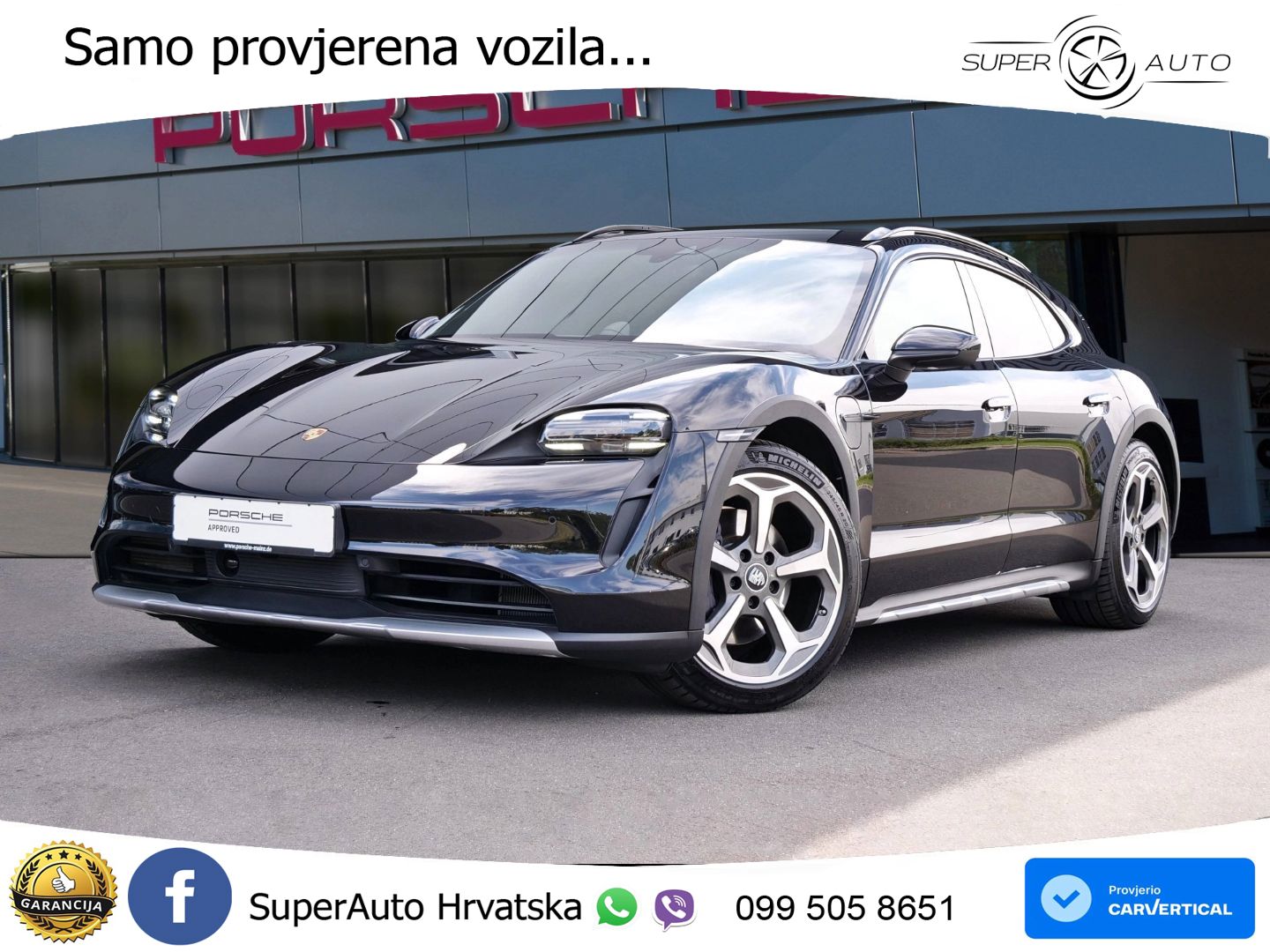 Porsche Taycan Cross Turismo 4 93.4 kWh (476 KS)