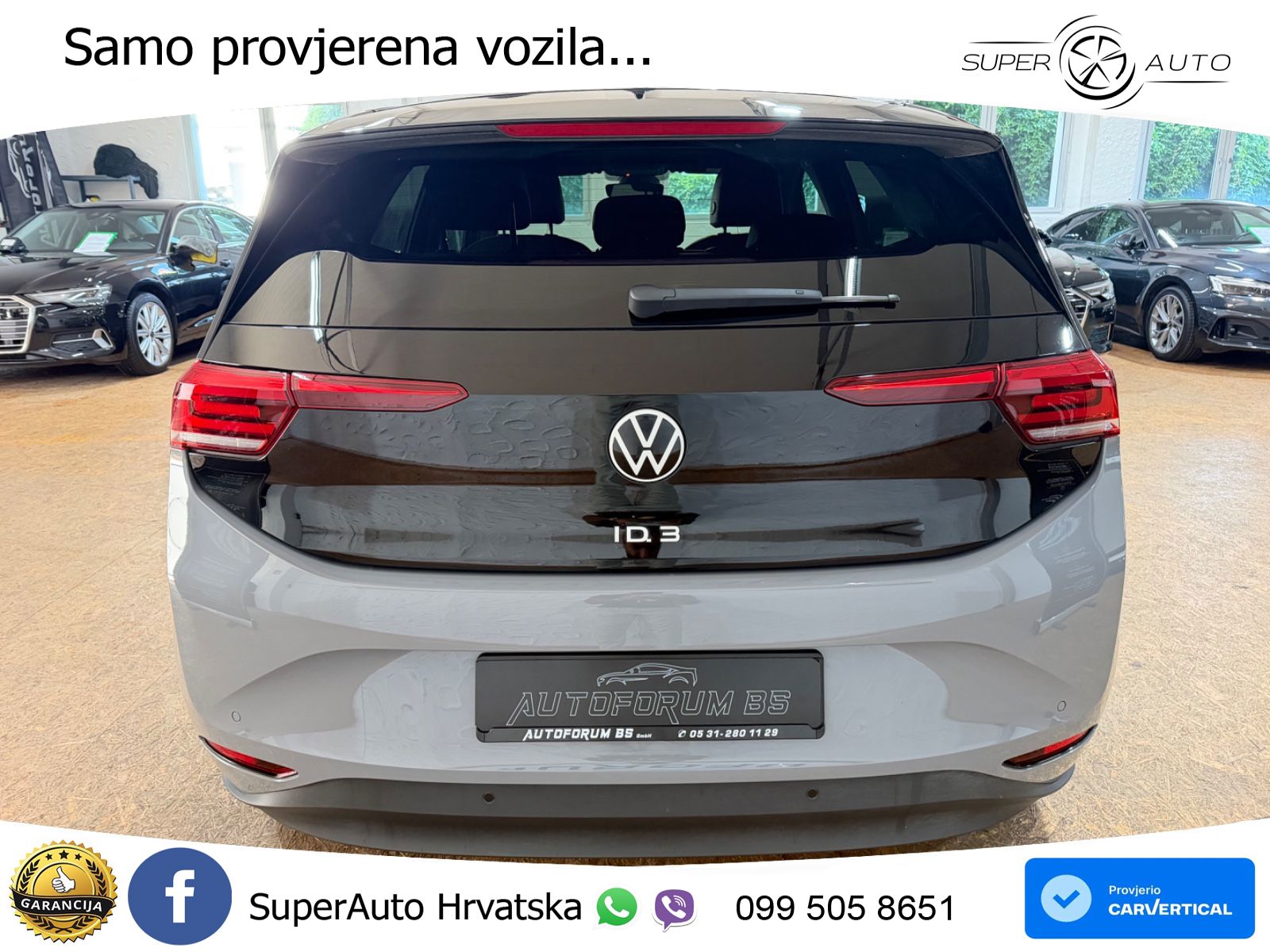 Volkswagen ID.3 Pro 62 kWh (204 KS) LED+GR SJED+ACC