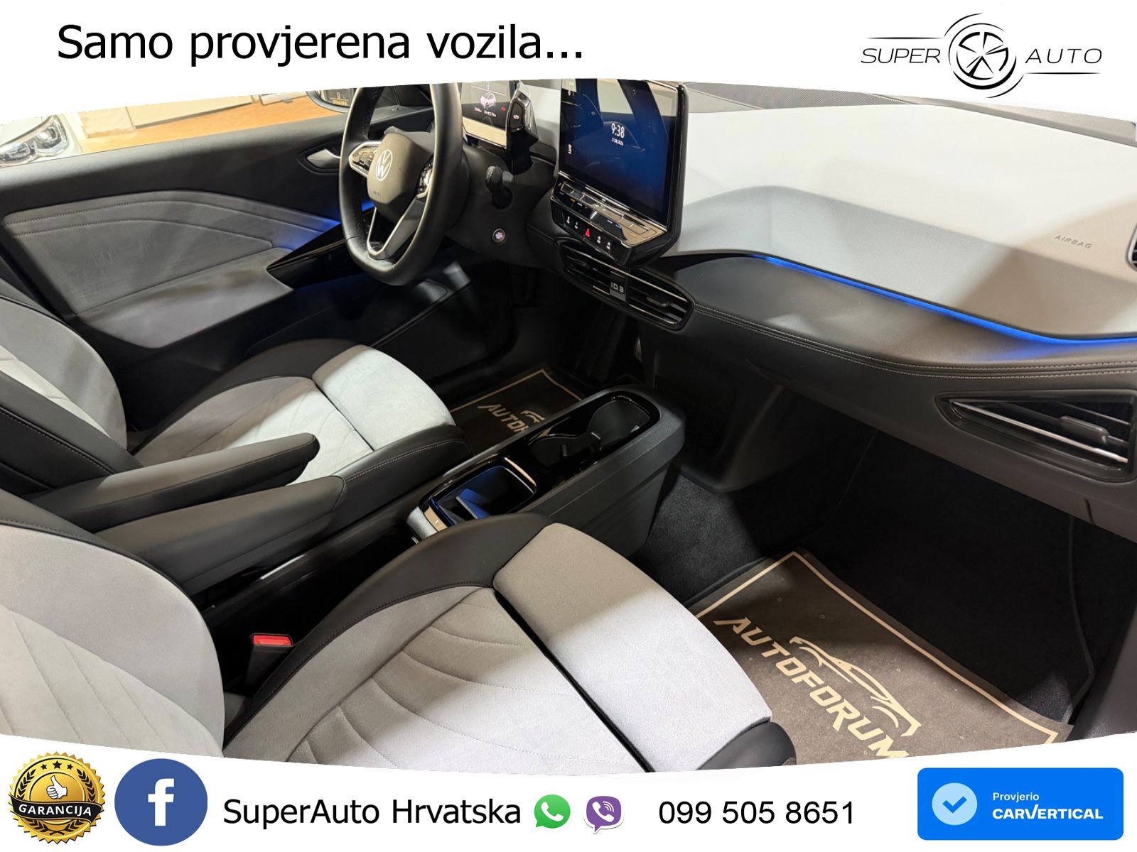 Volkswagen ID.3 Pro 62 kWh (204 KS) LED+GR SJED+ACC