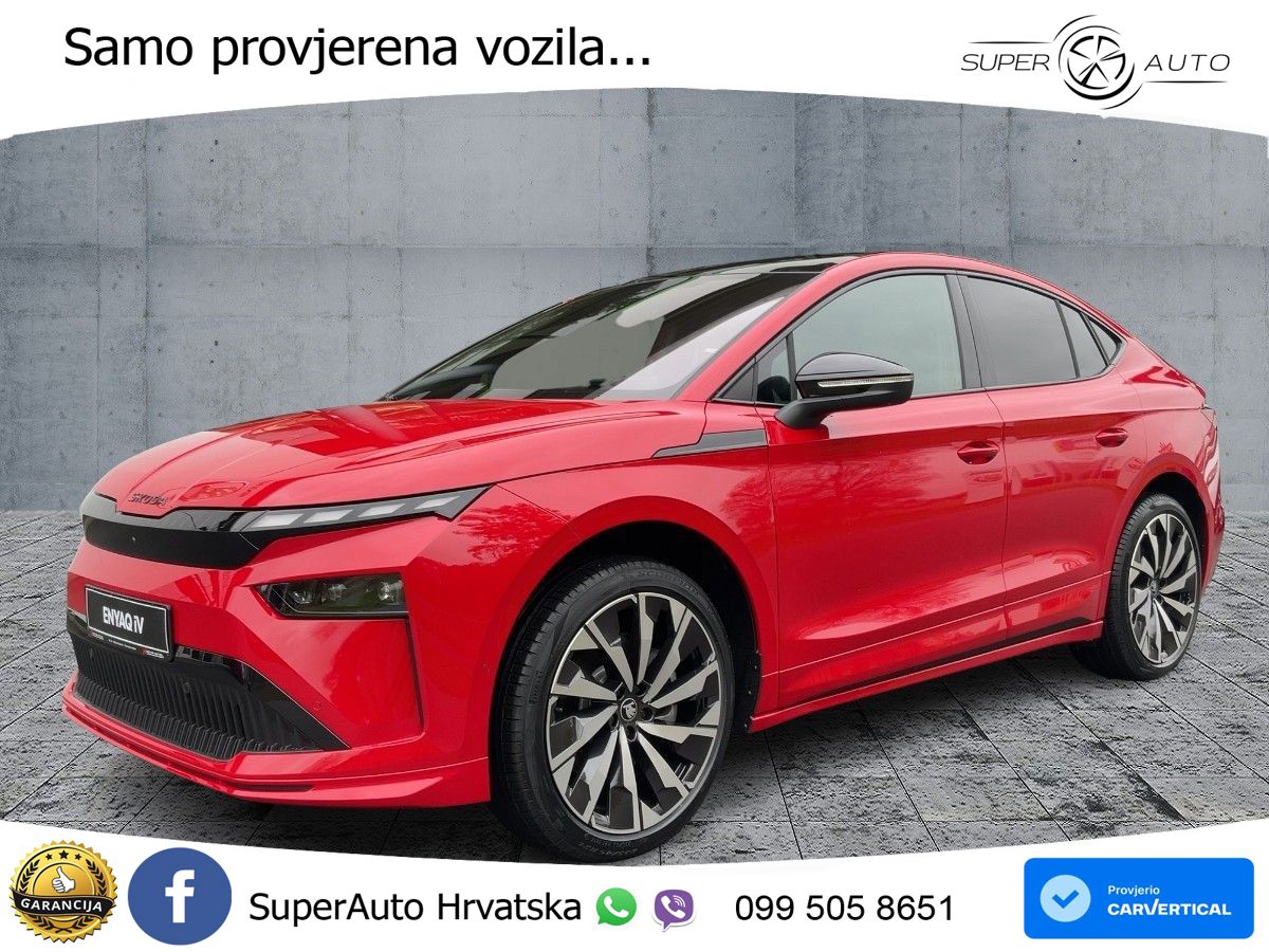 Škoda Enyaq Coupe 85x 82 kWh (286 KS) AWD SportLine LED+GR SJED+ACC