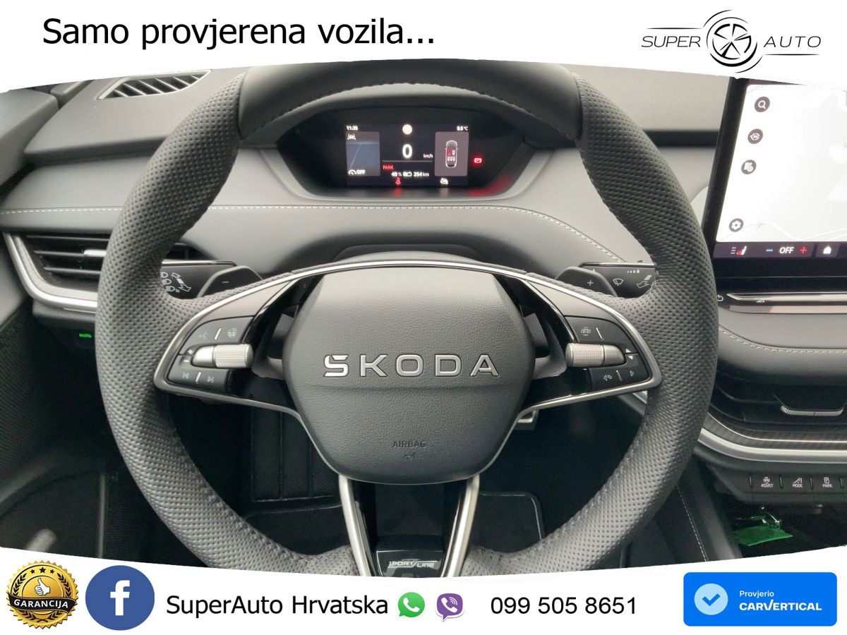 Škoda Enyaq Coupe 85x 82 kWh (286 KS) AWD SportLine LED+GR SJED+ACC