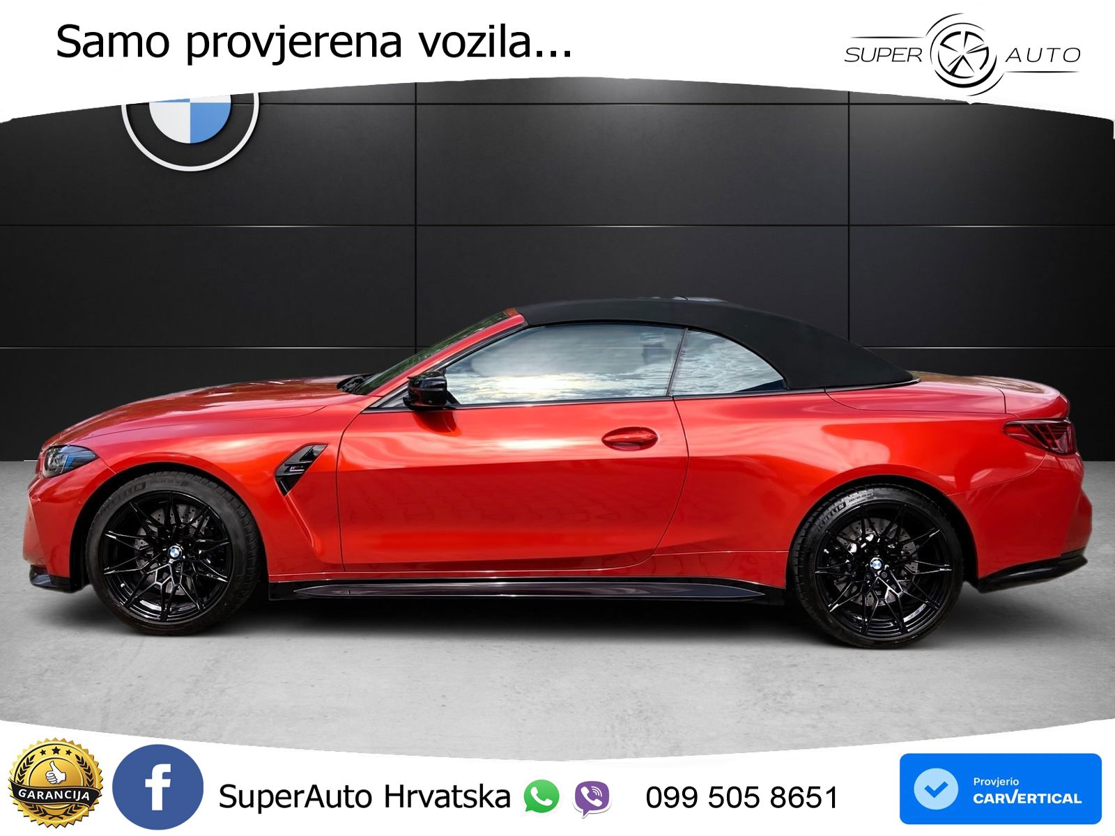 BMW M4 Convertible Competition 3.0 (530 KS) xDrive Steptronic LED+GR SJED+ACC