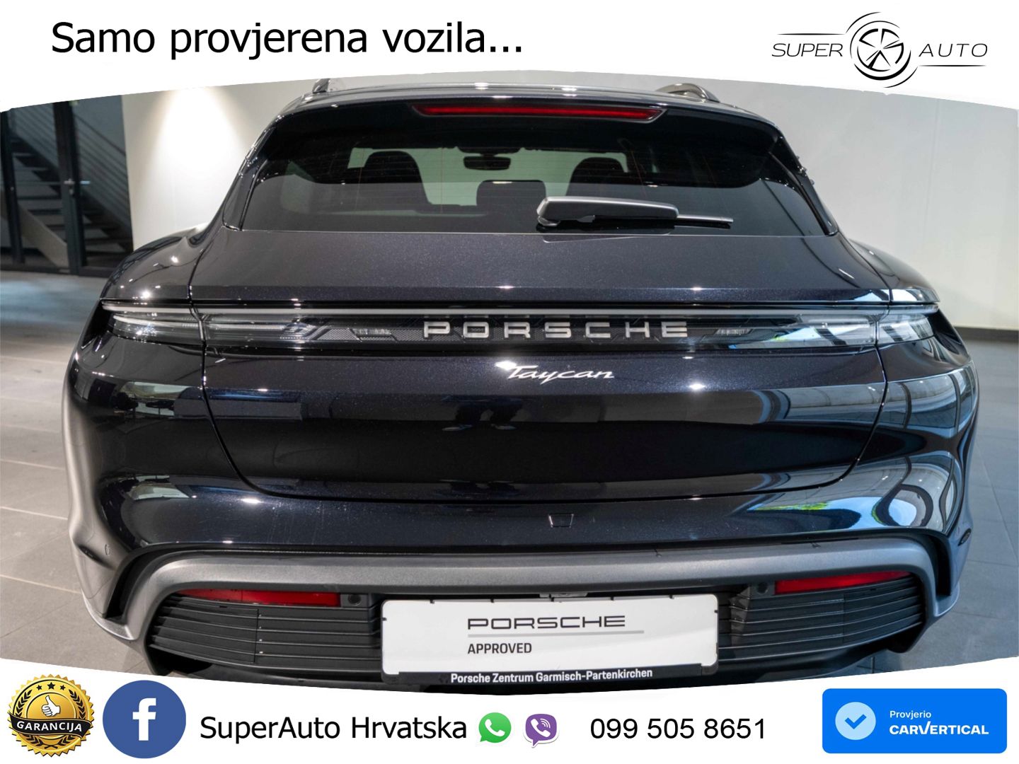 Porsche Taycan Sport Turismo 105 kWh (435 KS)
