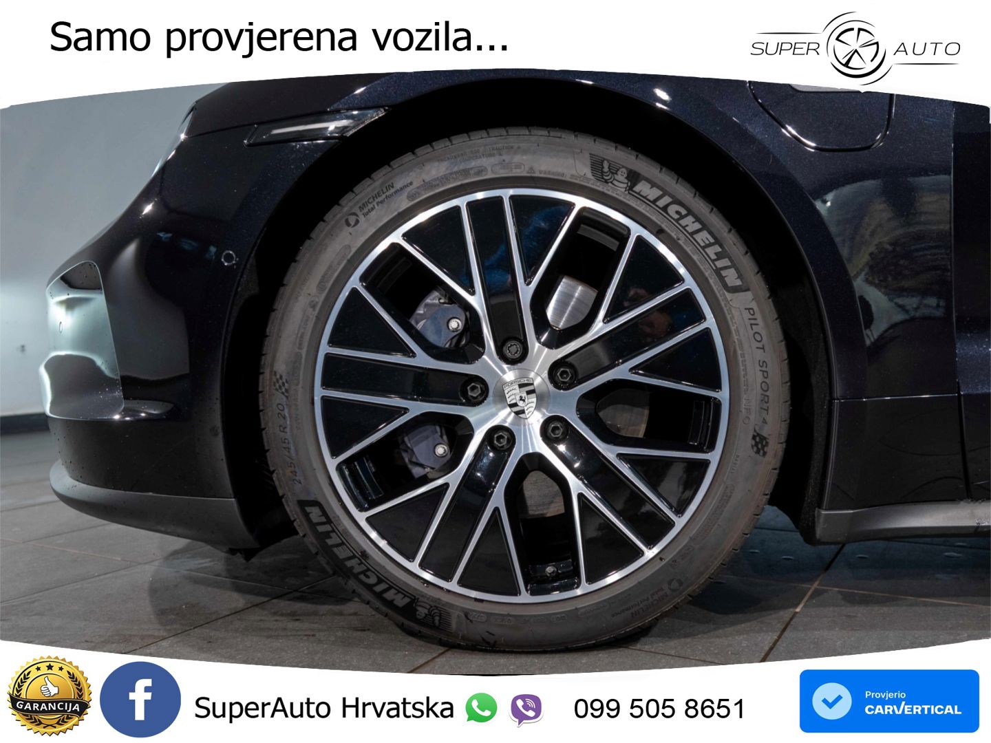 Porsche Taycan Sport Turismo 105 kWh (435 KS)