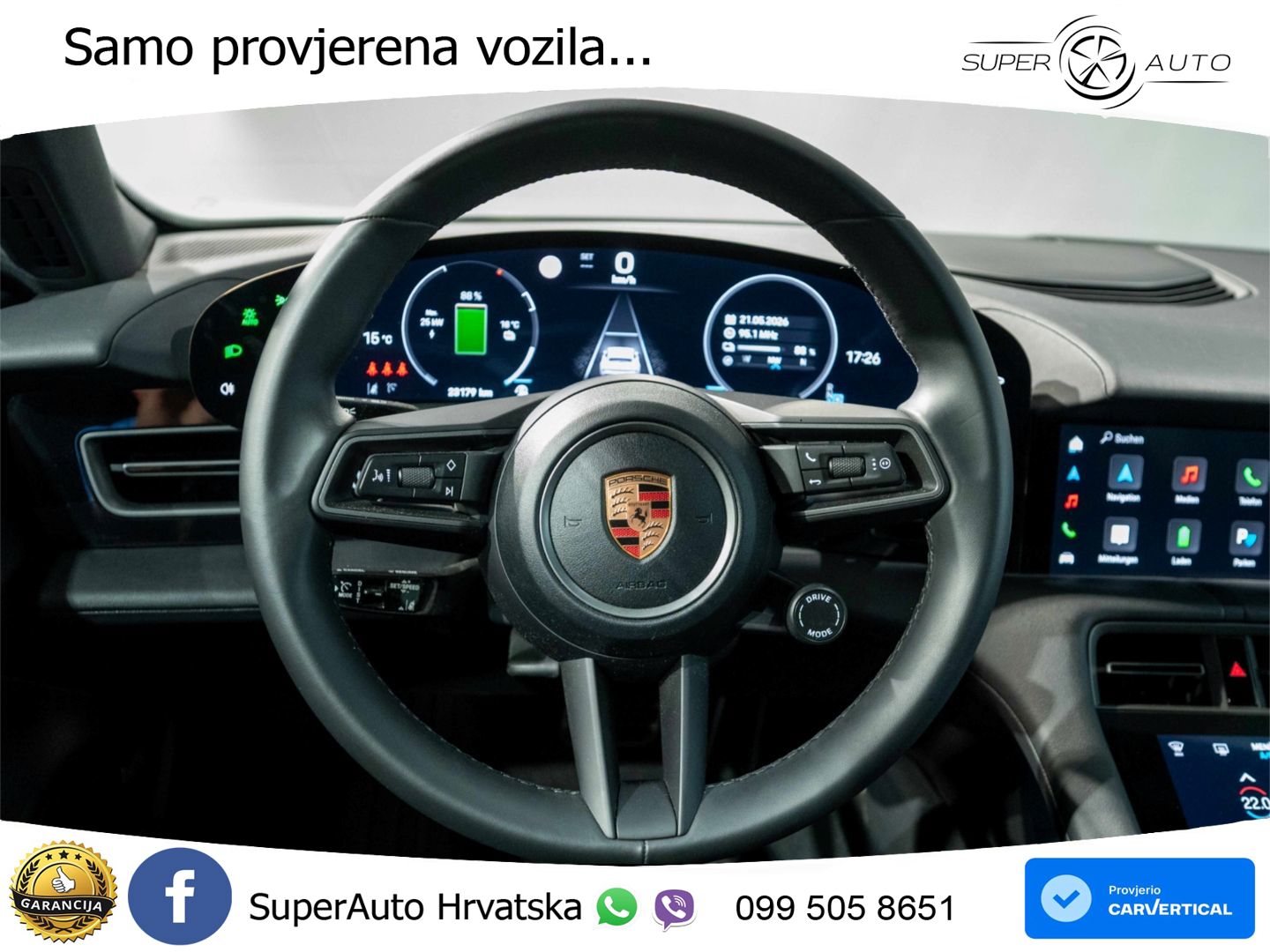Porsche Taycan Sport Turismo 105 kWh (435 KS)