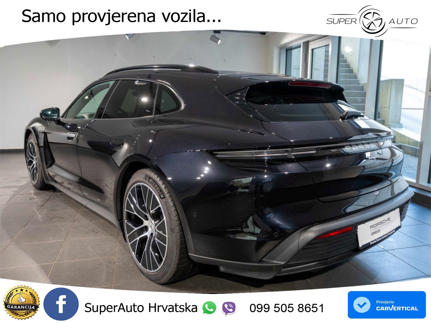 Porsche Taycan Sport Turismo 105 kWh (435 KS)