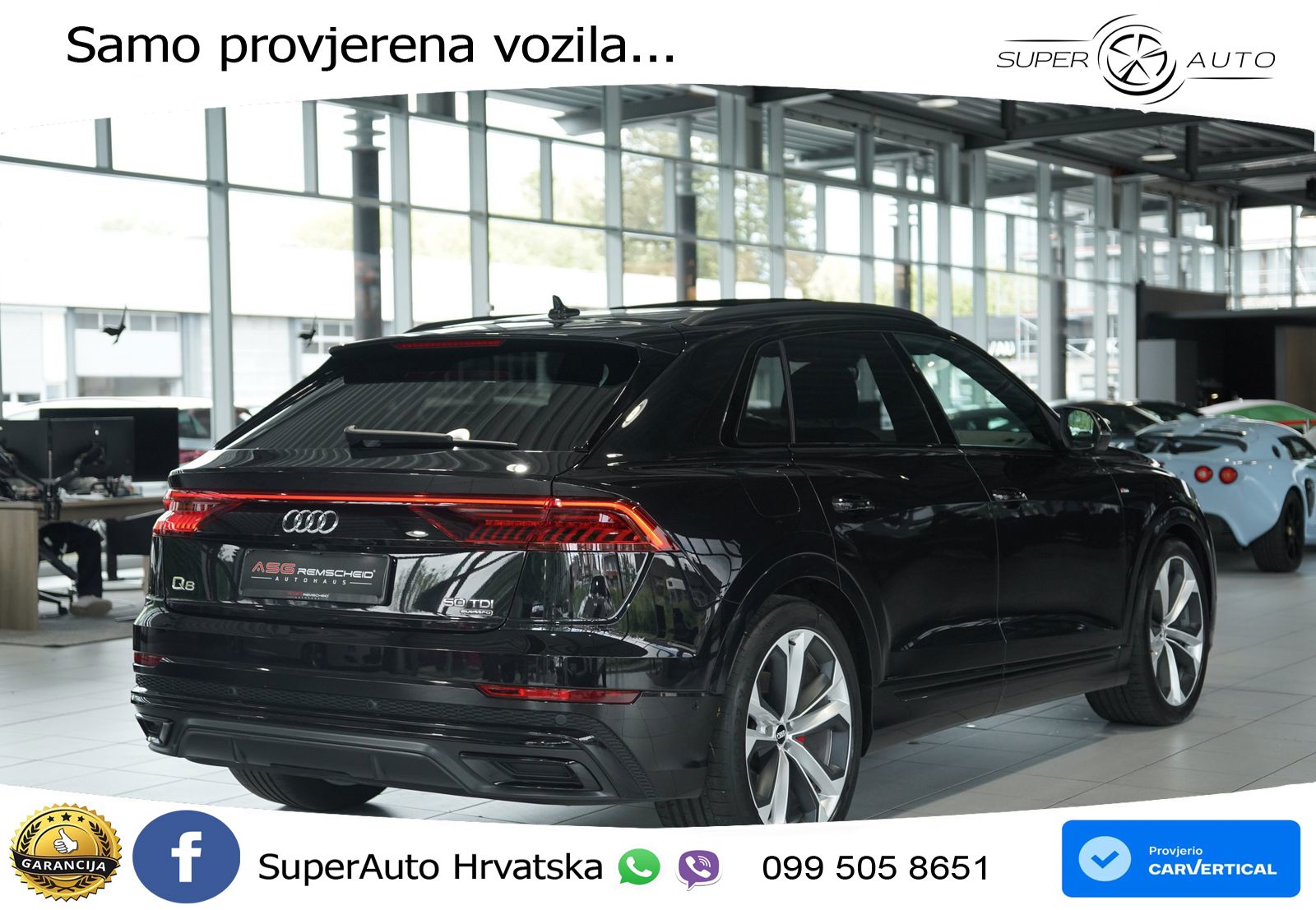 Audi Q8 50 TDI V6 (286 KS) quattro Tiptronic