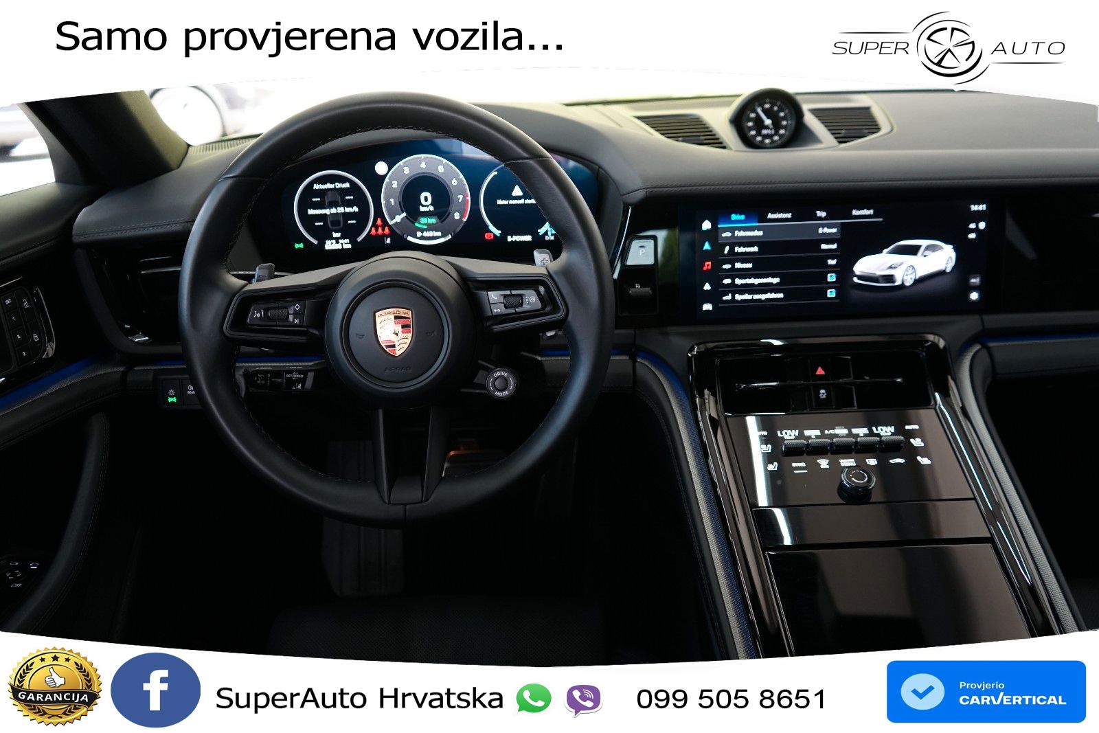 Porsche Panamera 4S 2.9 V6 (544 KS) E-Hybrid PDK ACC+HEAD+4xGR SJED+360+PANO