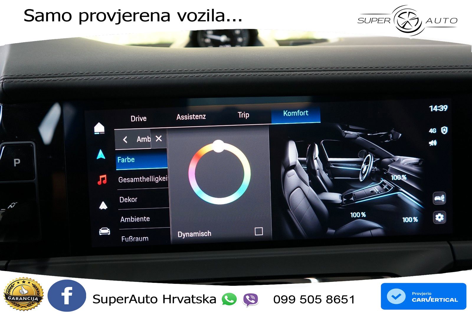 Porsche Panamera 4S 2.9 V6 (544 KS) E-Hybrid PDK ACC+HEAD+4xGR SJED+360+PANO