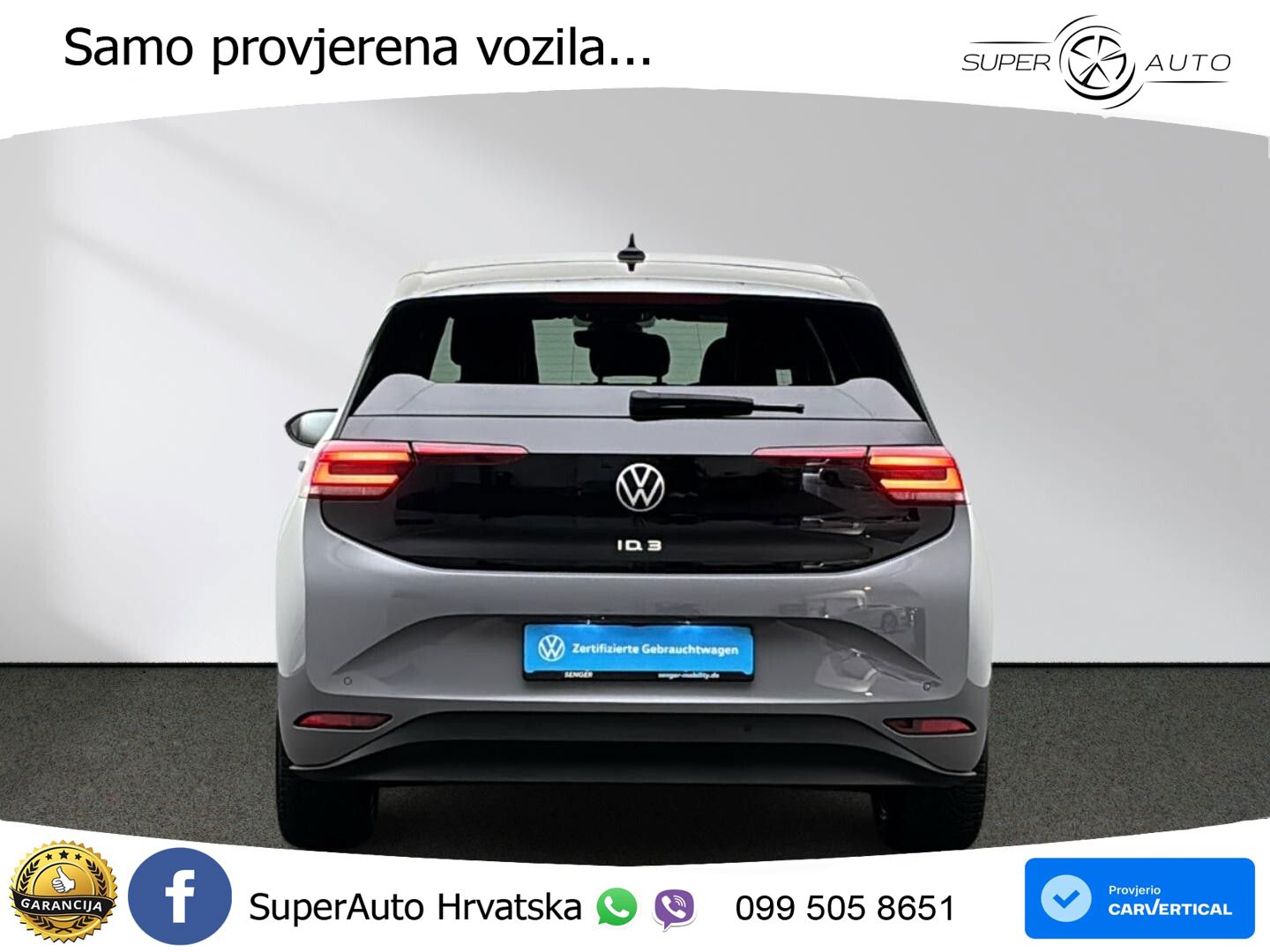 Volkswagen ID.3 Pro 62 kWh (204 KS) LED+GR SJED+ACC