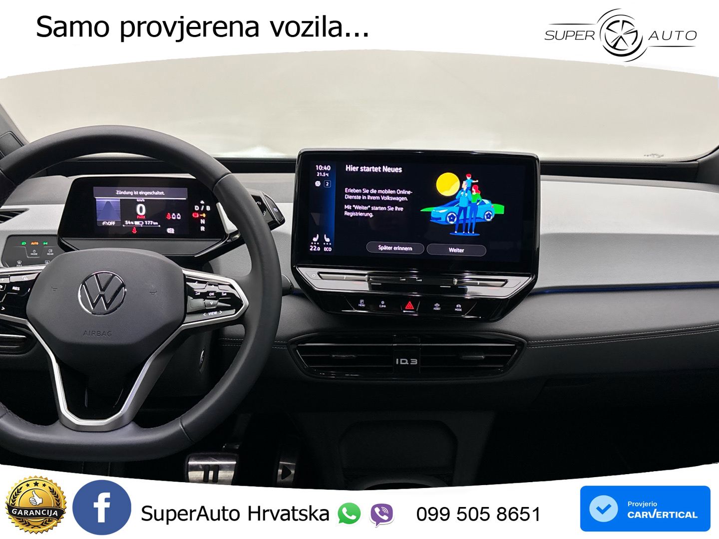 Volkswagen ID.3 Pro 62 kWh (204 KS) LED+GR SJED+ACC