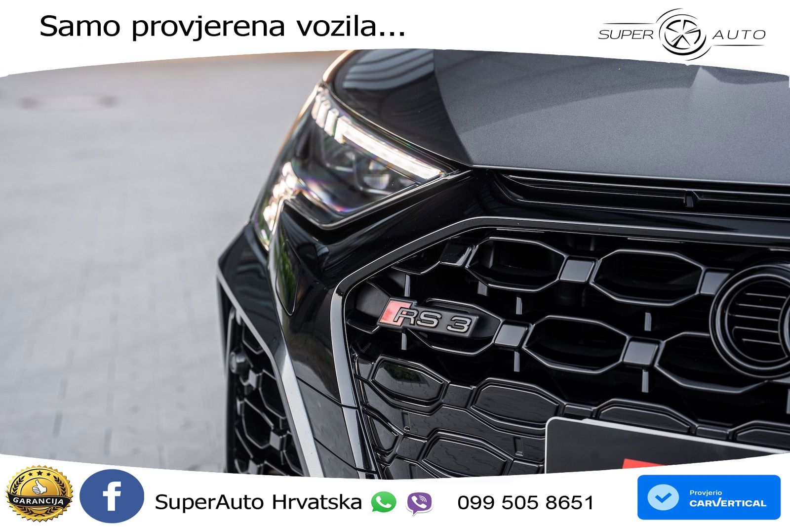 Audi RS3 Sportback 2.5 TFSI (400 KS) quattro S tronic LED+GR SJED+ACC
