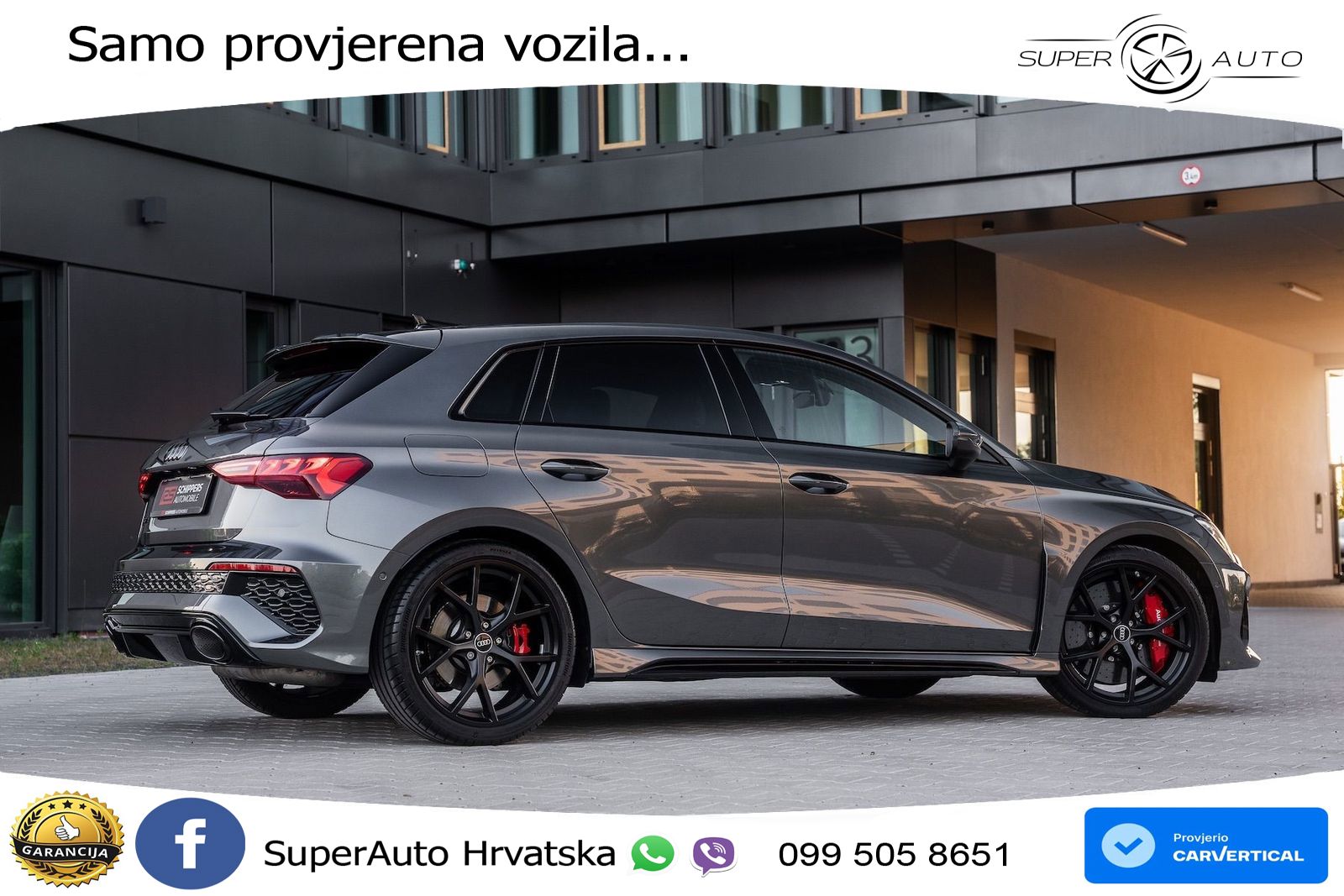Audi RS3 Sportback 2.5 TFSI (400 KS) quattro S tronic LED+GR SJED+ACC