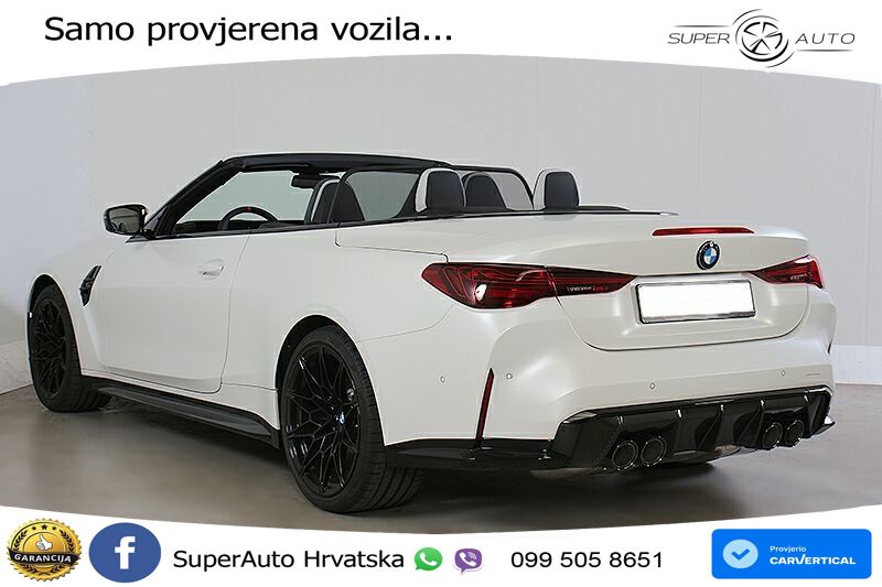 BMW M4 Convertible Competition 3.0 (530 KS) xDrive Steptronic LED+GR SJED+ACC
