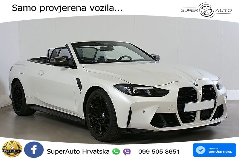 BMW M4 Convertible Competition 3.0 (530 KS) xDrive Steptronic LED+GR SJED+ACC