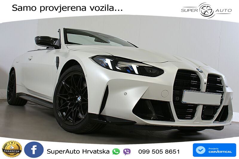 BMW M4 Convertible Competition 3.0 (530 KS) xDrive Steptronic LED+GR SJED+ACC