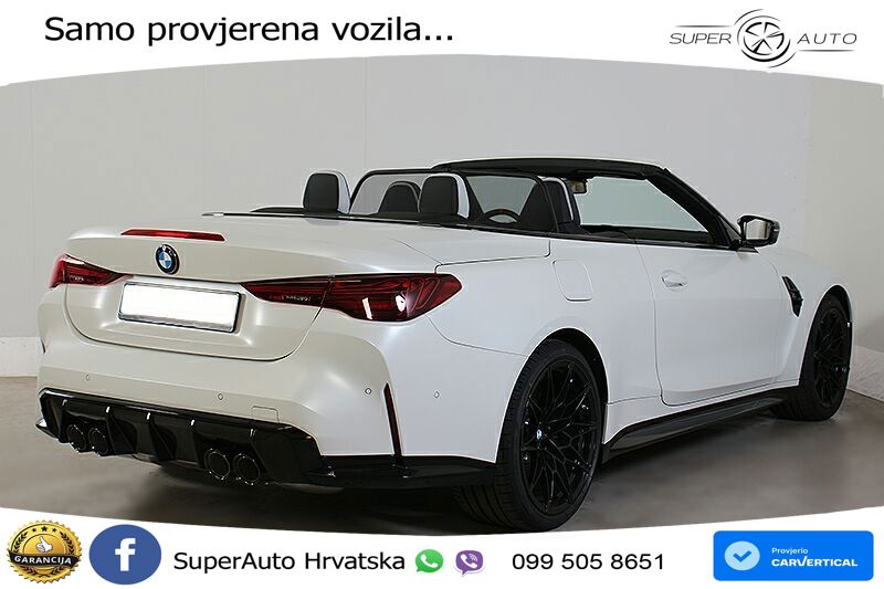 BMW M4 Convertible Competition 3.0 (530 KS) xDrive Steptronic LED+GR SJED+ACC