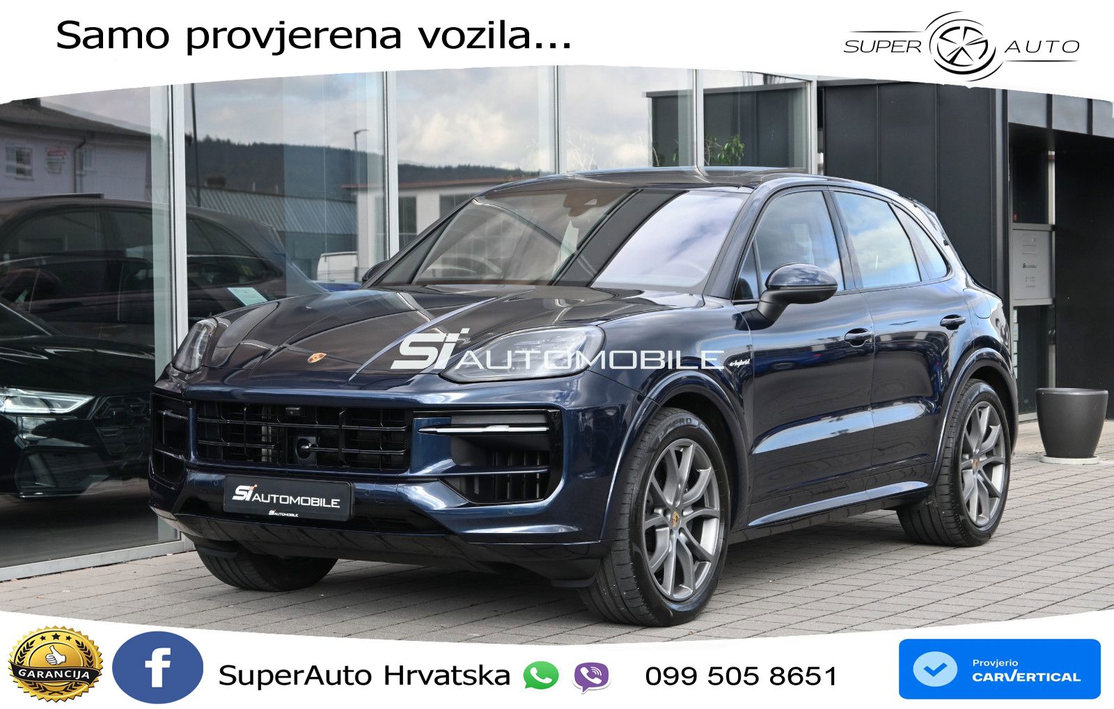 Porsche Cayenne 3.0 V6 (470 KS) E-Hybrid Tiptronic S LED+GR SJED+ACC