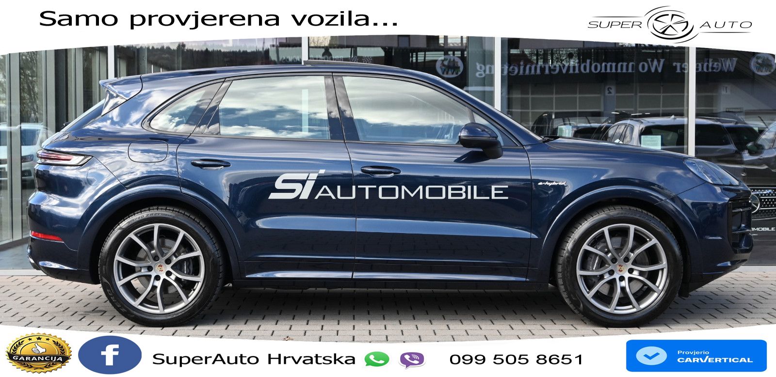 Porsche Cayenne 3.0 V6 (470 KS) E-Hybrid Tiptronic S LED+GR SJED+ACC