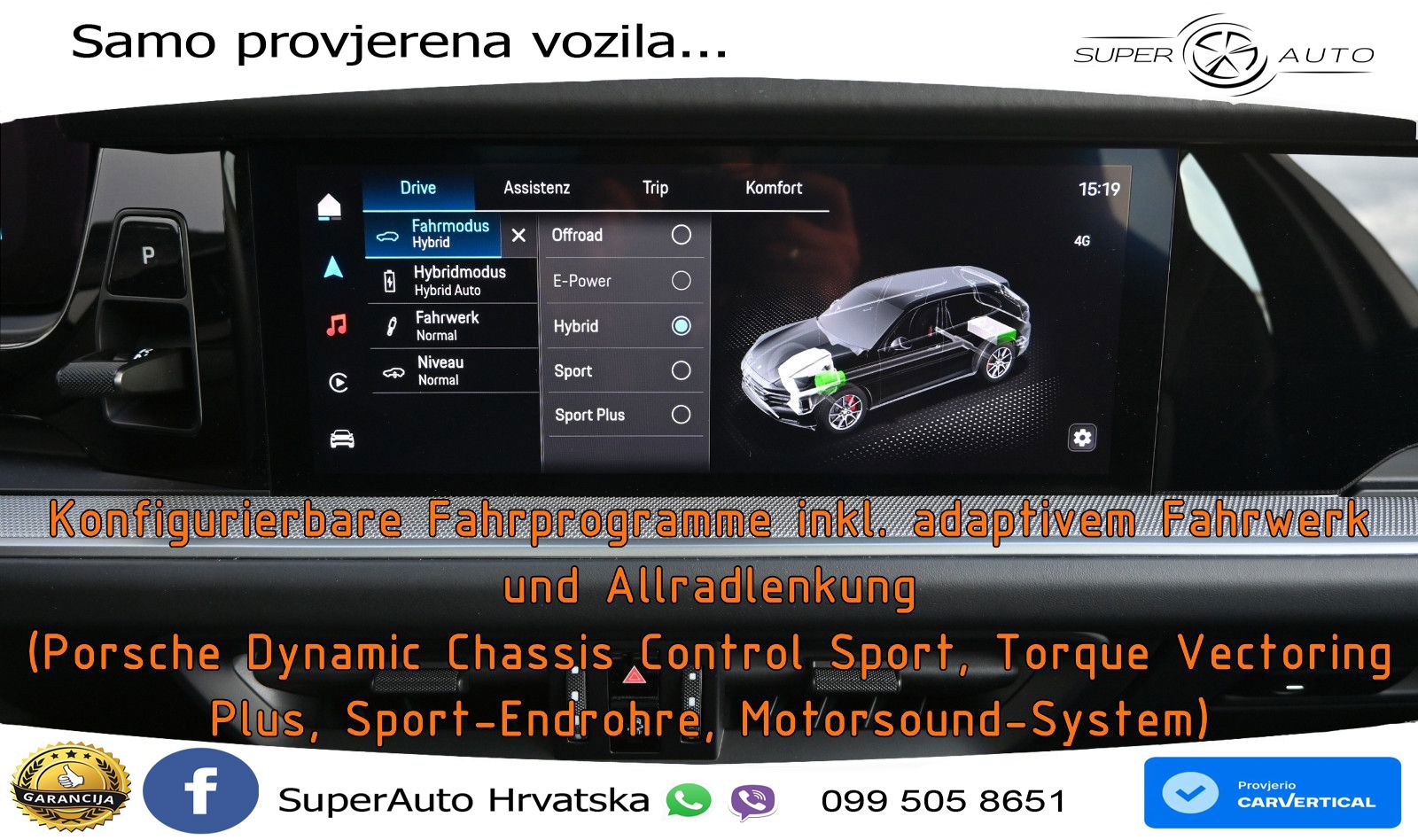 Porsche Cayenne 3.0 V6 (470 KS) E-Hybrid Tiptronic S LED+GR SJED+ACC