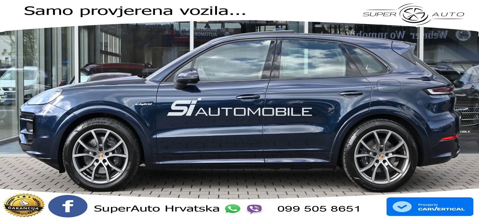 Porsche Cayenne 3.0 V6 (470 KS) E-Hybrid Tiptronic S LED+GR SJED+ACC