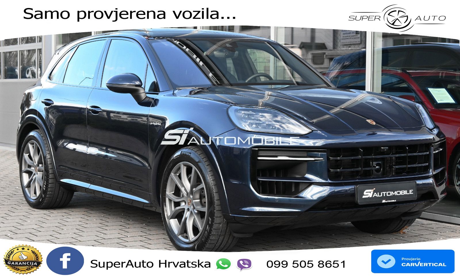 Porsche Cayenne 3.0 V6 (470 KS) E-Hybrid Tiptronic S LED+GR SJED+ACC