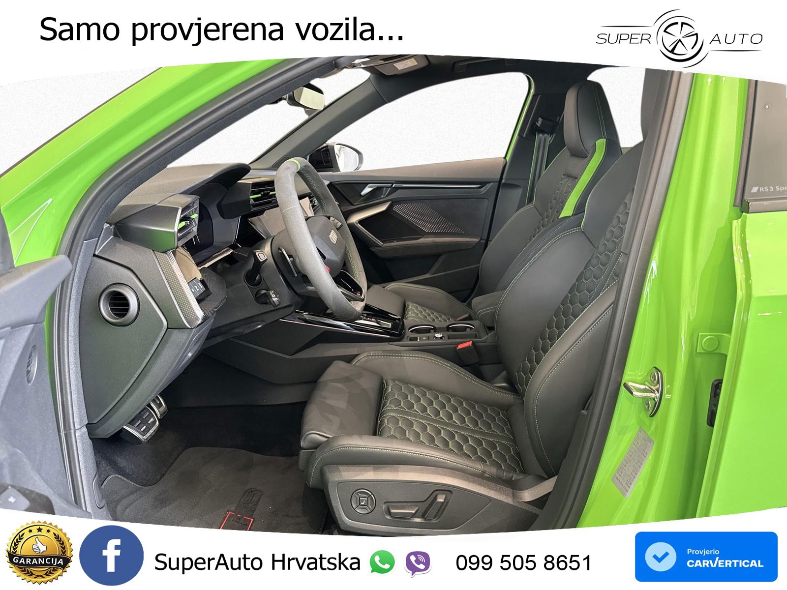 Audi RS3 Sedan 2.5 TFSI (400 KS) quattro S tronic LED+GR SJED+ACC