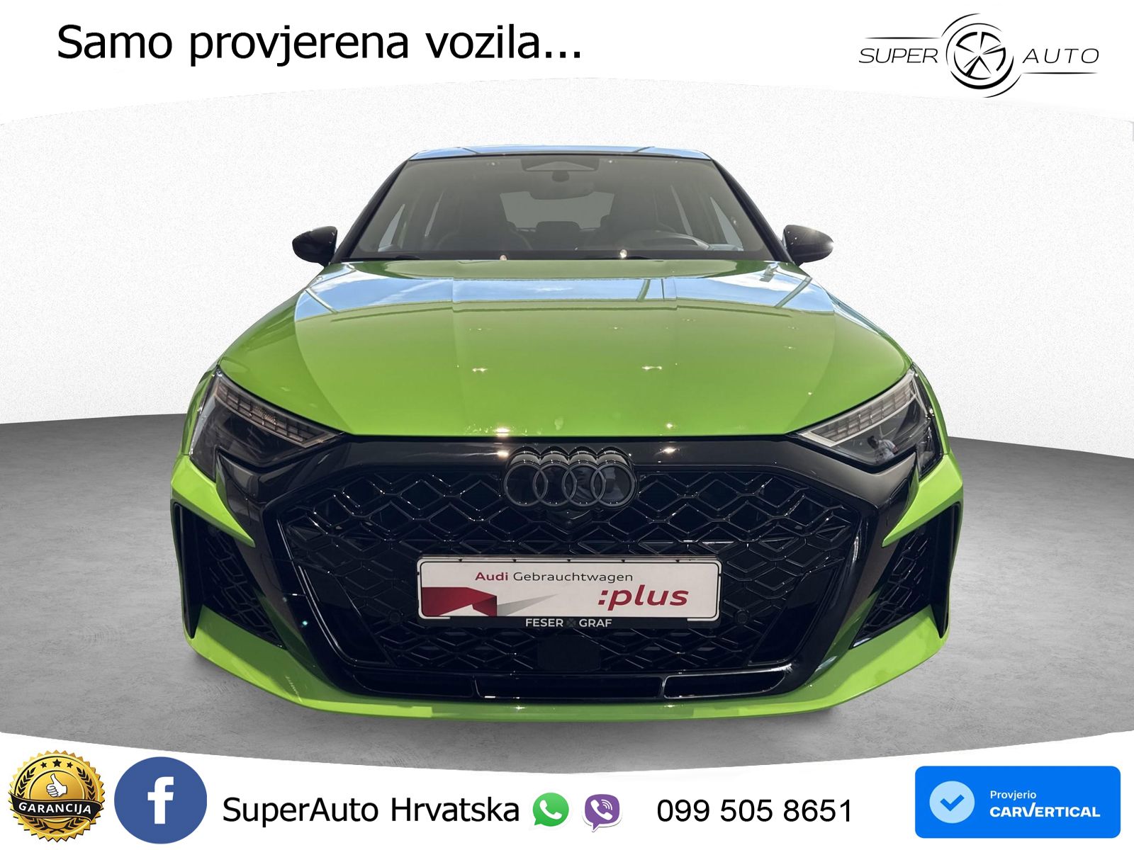 Audi RS3 Sedan 2.5 TFSI (400 KS) quattro S tronic LED+GR SJED+ACC