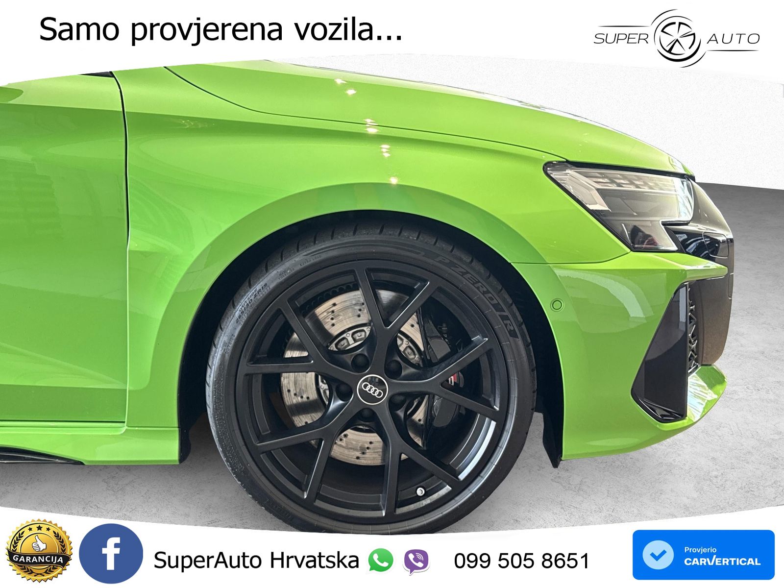Audi RS3 Sedan 2.5 TFSI (400 KS) quattro S tronic LED+GR SJED+ACC