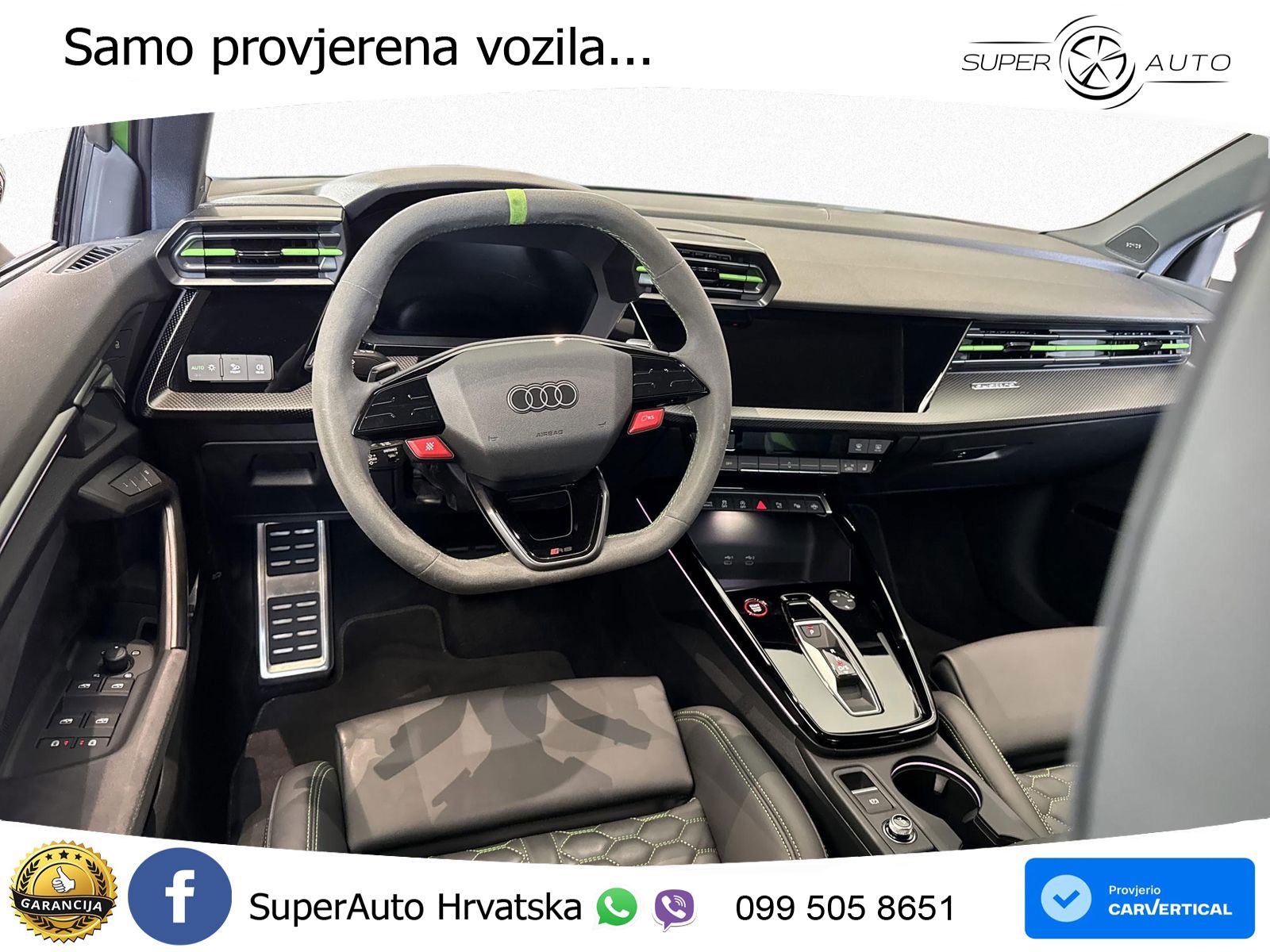 Audi RS3 Sedan 2.5 TFSI (400 KS) quattro S tronic LED+GR SJED+ACC