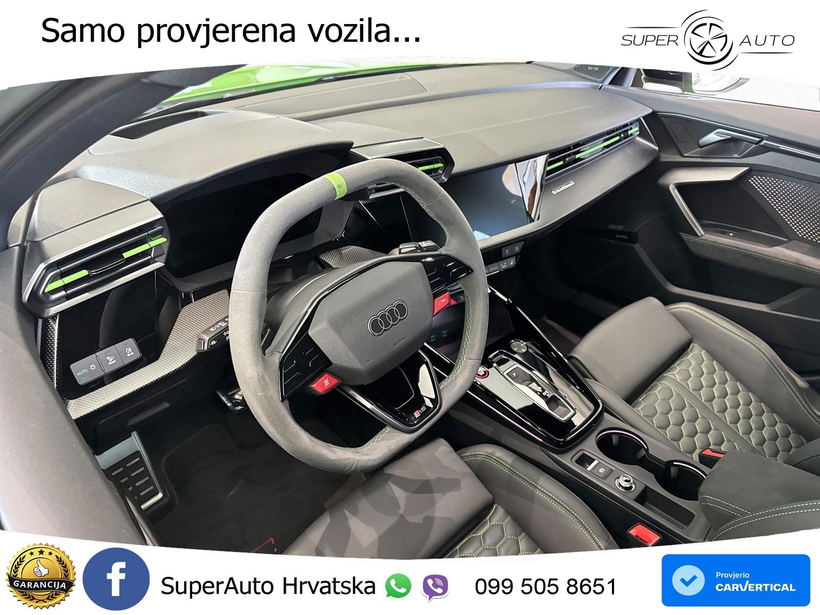 Audi RS3 Sedan 2.5 TFSI (400 KS) quattro S tronic LED+GR SJED+ACC
