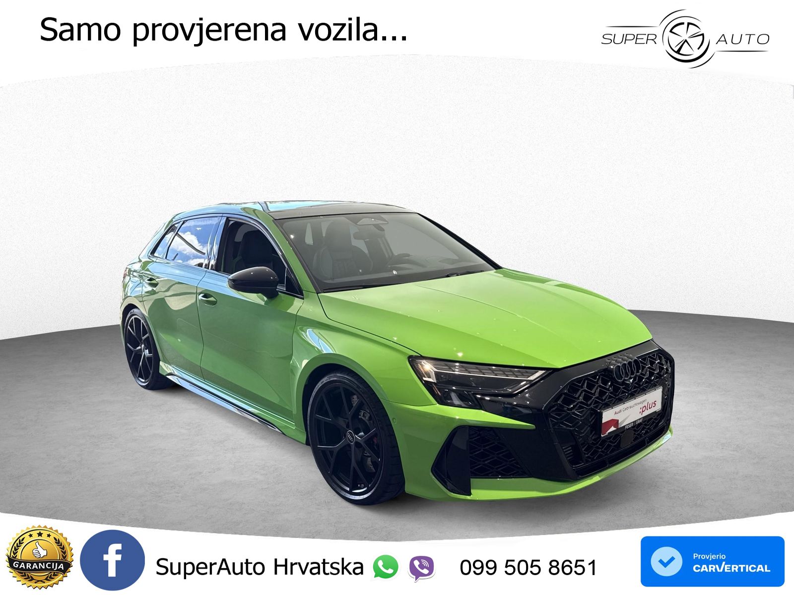 Audi RS3 Sedan 2.5 TFSI (400 KS) quattro S tronic LED+GR SJED+ACC