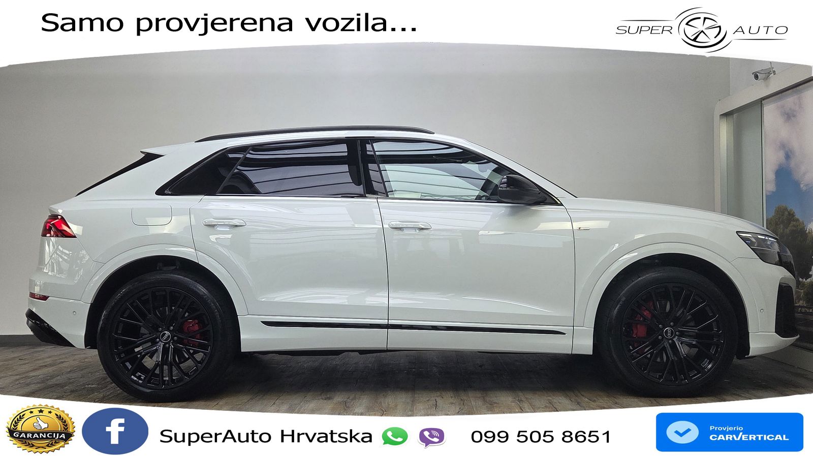 Audi Q8 50 TDI V6 (286 KS) quattro Tiptronic S line LED+GR SJED+ACC