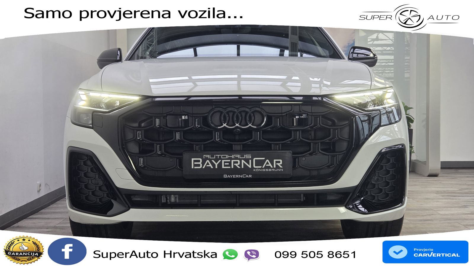 Audi Q8 50 TDI V6 (286 KS) quattro Tiptronic S line LED+GR SJED+ACC