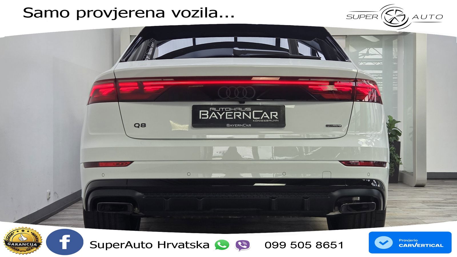 Audi Q8 50 TDI V6 (286 KS) quattro Tiptronic S line LED+GR SJED+ACC