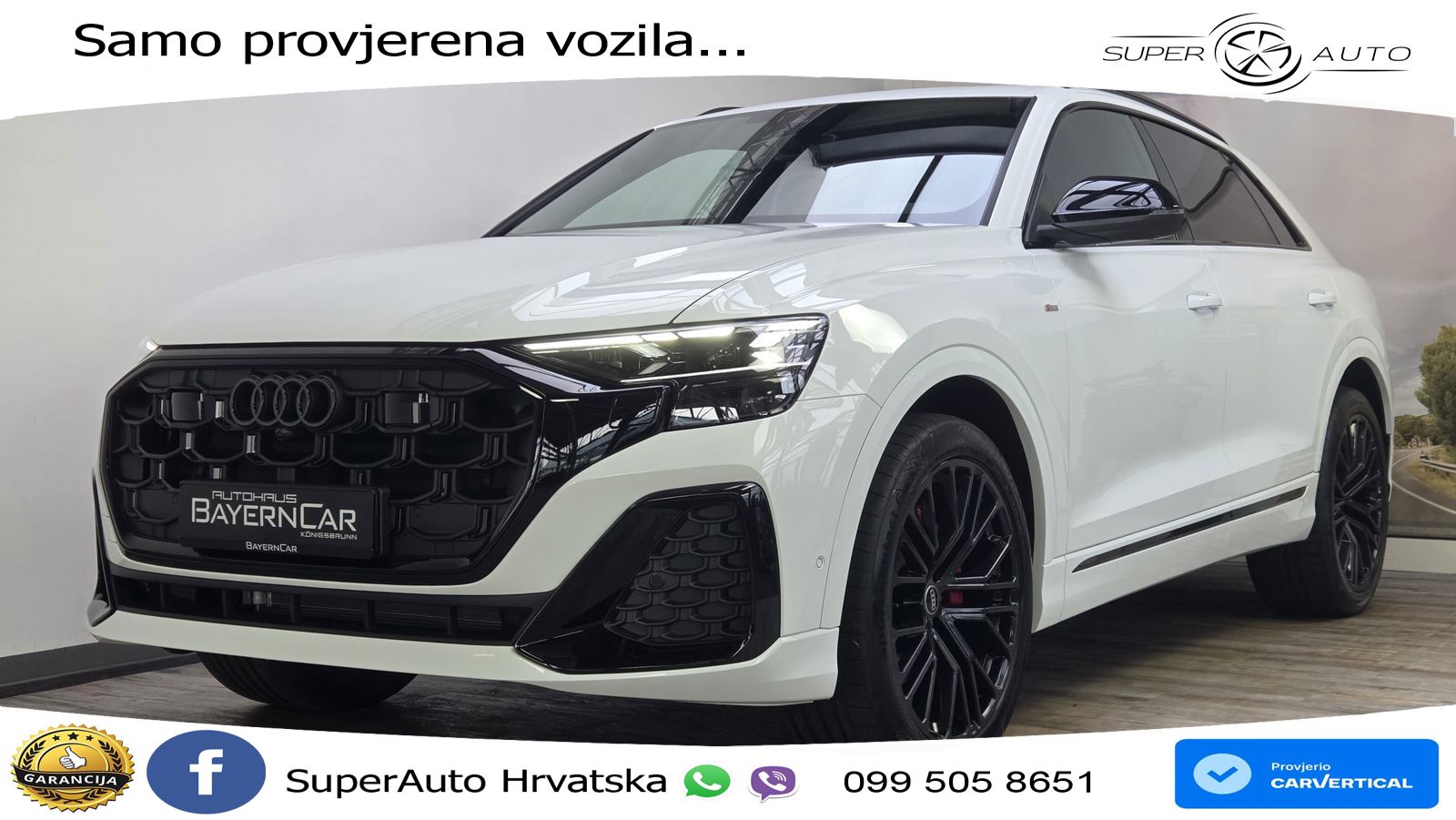Audi Q8 50 TDI V6 (286 KS) quattro Tiptronic S line LED+GR SJED+ACC