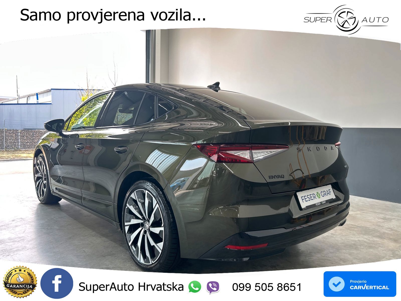 Škoda Enyaq 85 82 kWh (286 KS) SportLine LED+GR SJED+ACC
